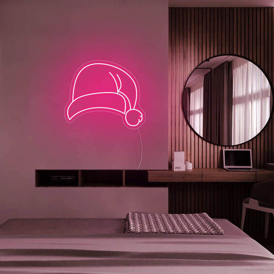 Santa Hat Neon Sign