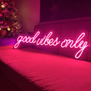 Good Vibes Only Neon Sign
