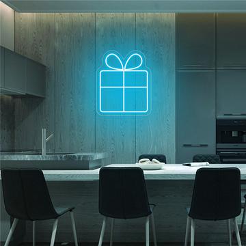 Gift Box Neon Sign