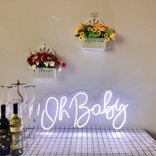 Oh Baby Neon Sign