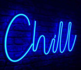 CHILL Sign Board Neon Led Lamp