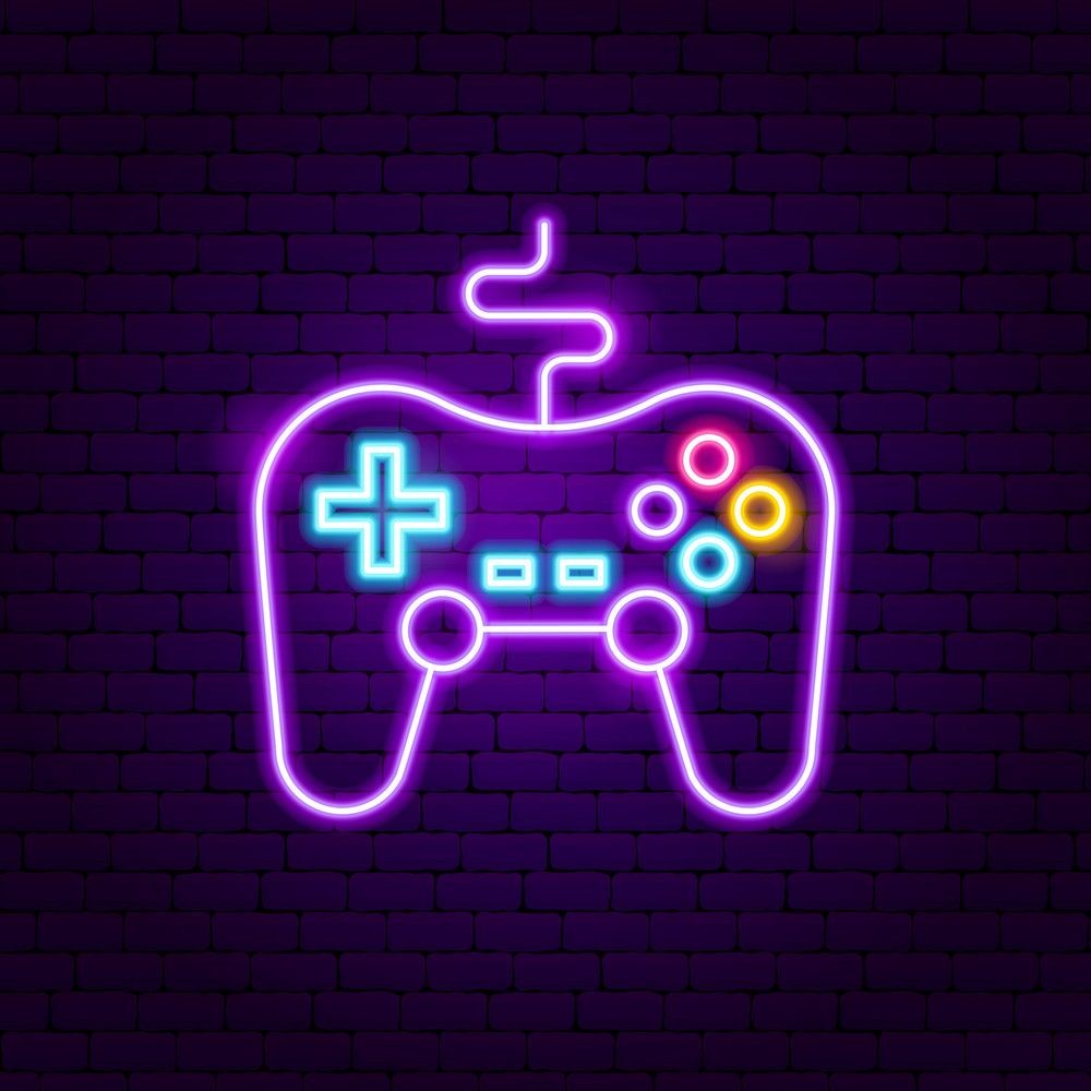 Joystick 2 Neon Sign