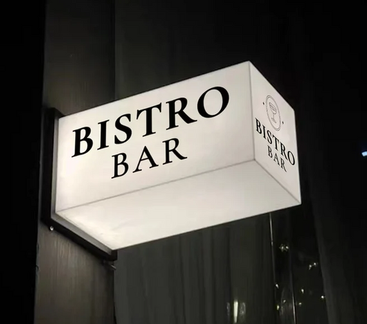Customized Business Logo Neon sign and LED BOX
