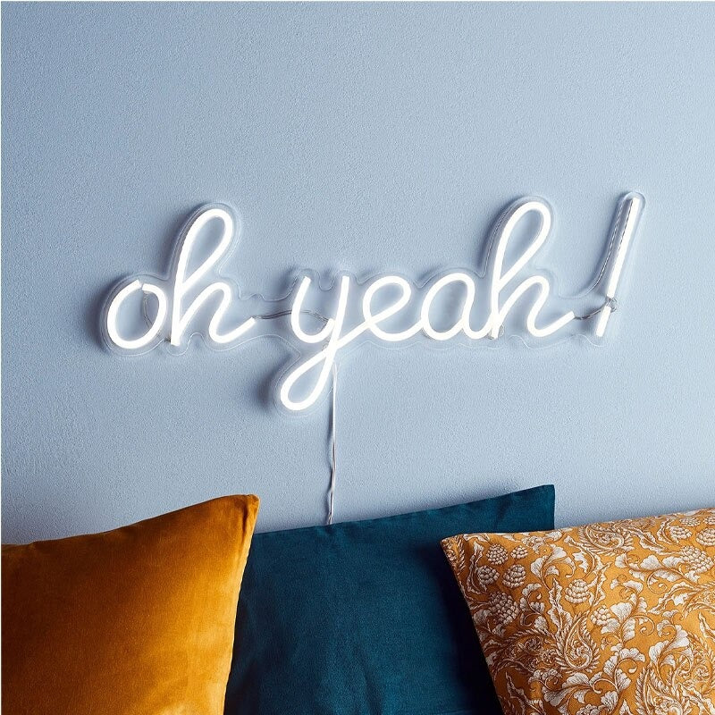 Oh Yeah Neon Sign
