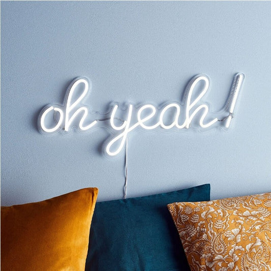 Oh Yeah Neon Sign