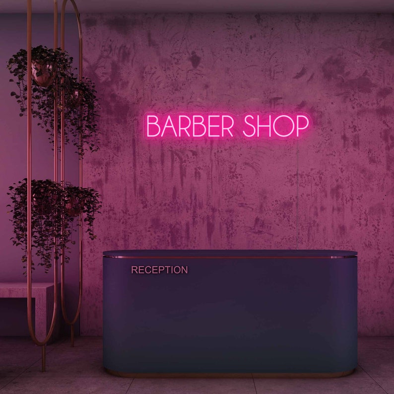 Barber Shop Neon Sign