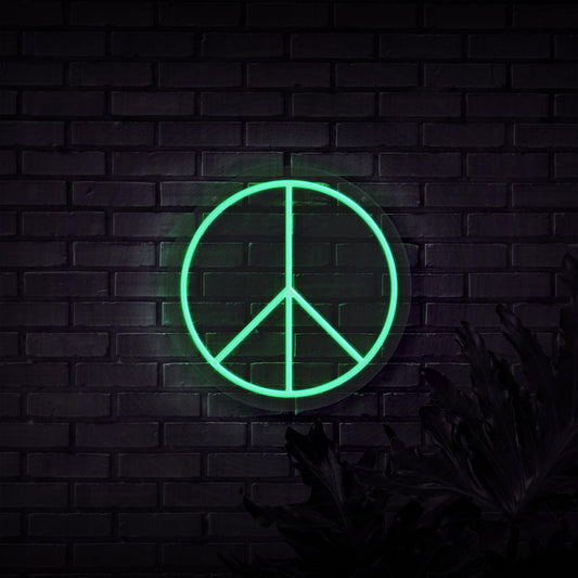 Peace Neon Sign